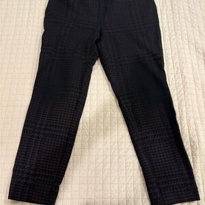 Alfani Black Textured Trousers